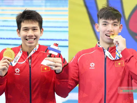 Bơi lội Việt Nam có thêm 2 tấm huy chương vàng trong ngày thi đấu thứ ba