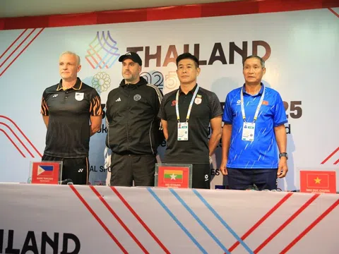Họp báo trước thềm các trận đấu tại Bảng B, môn bóng đá nữ SEA Games 33
