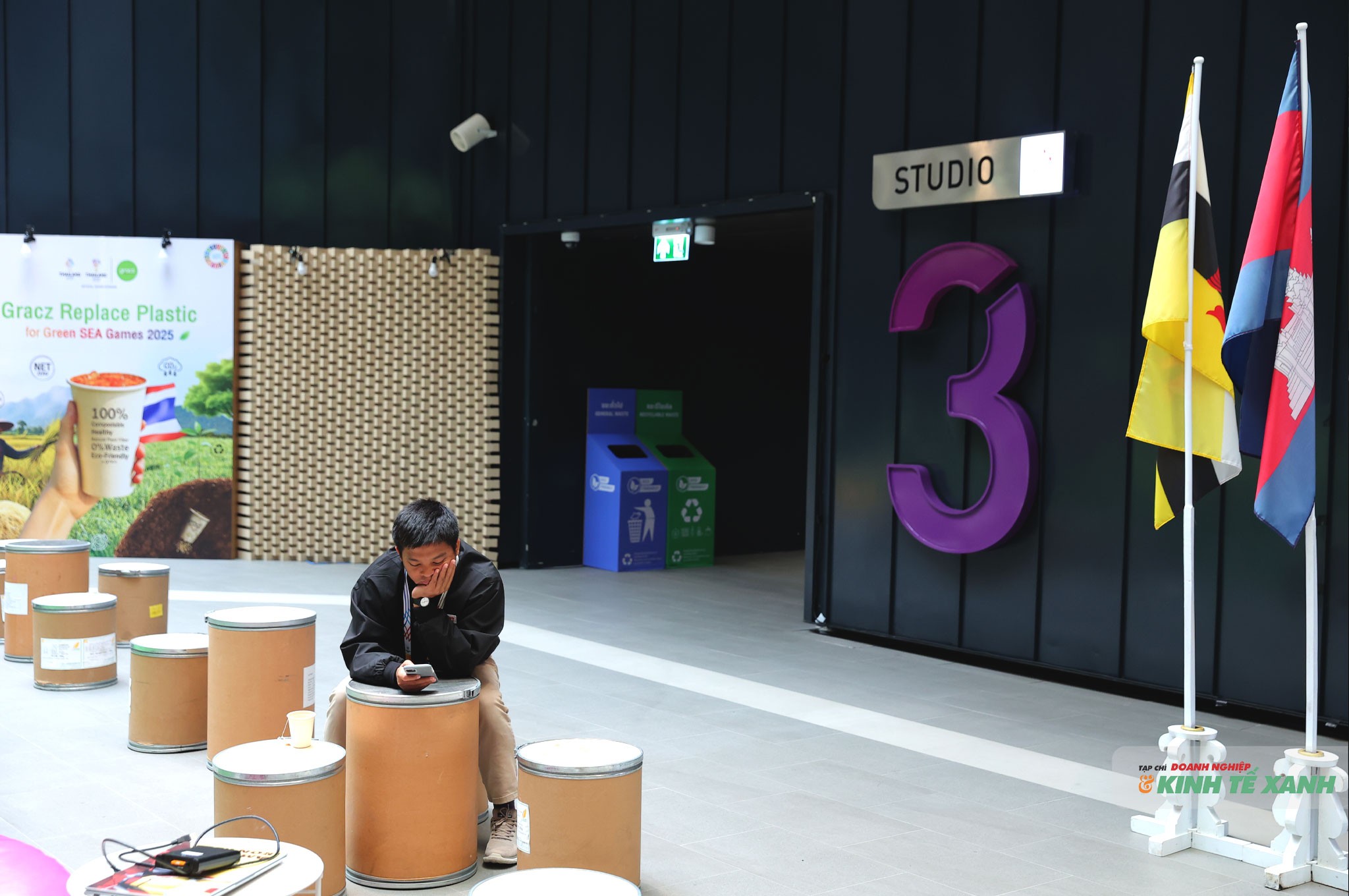 Các studio tại IBC được đầu tư, đạt chuẩn quốc tế.