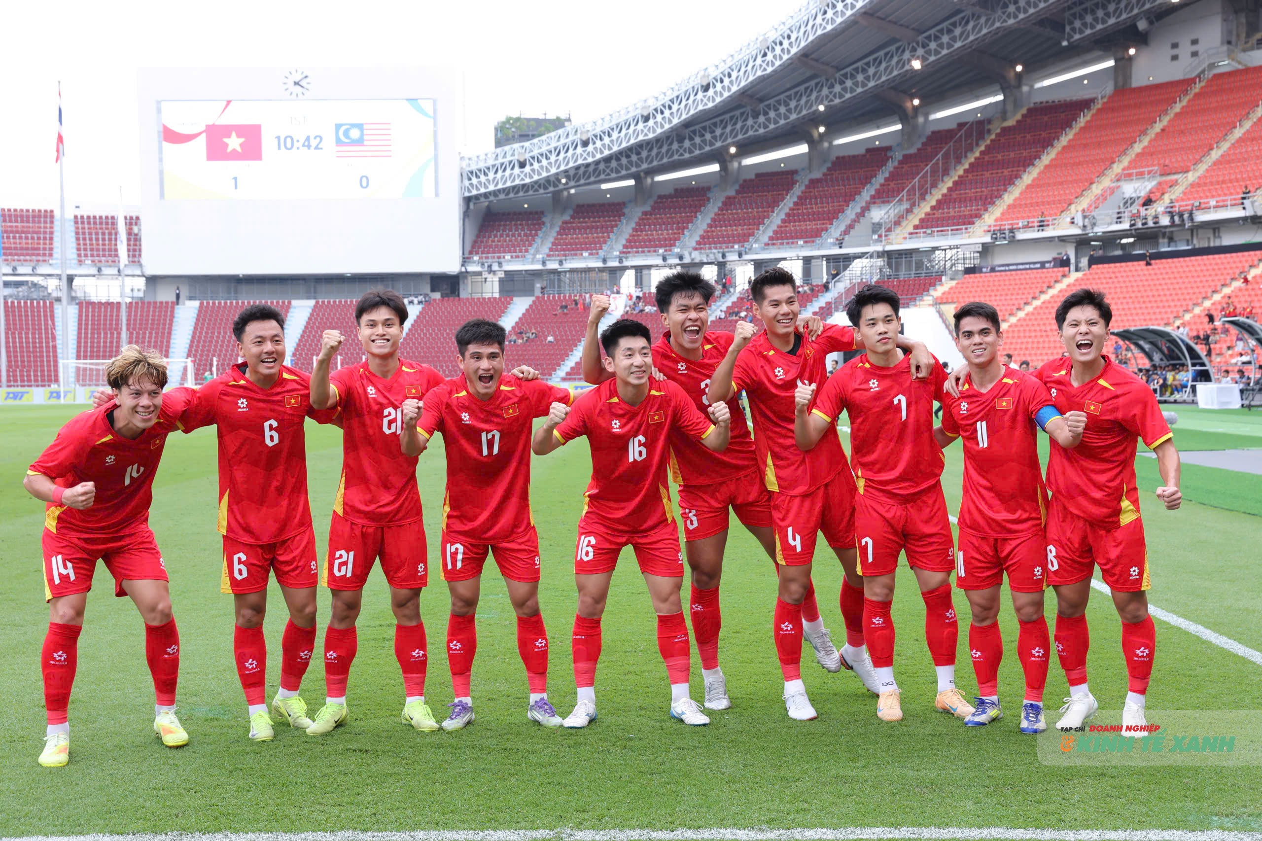 U22 Đội tuyển U22 Việt Nam giành quyền vào bán kết SEA Games 33 với vị trí nhất bảng B