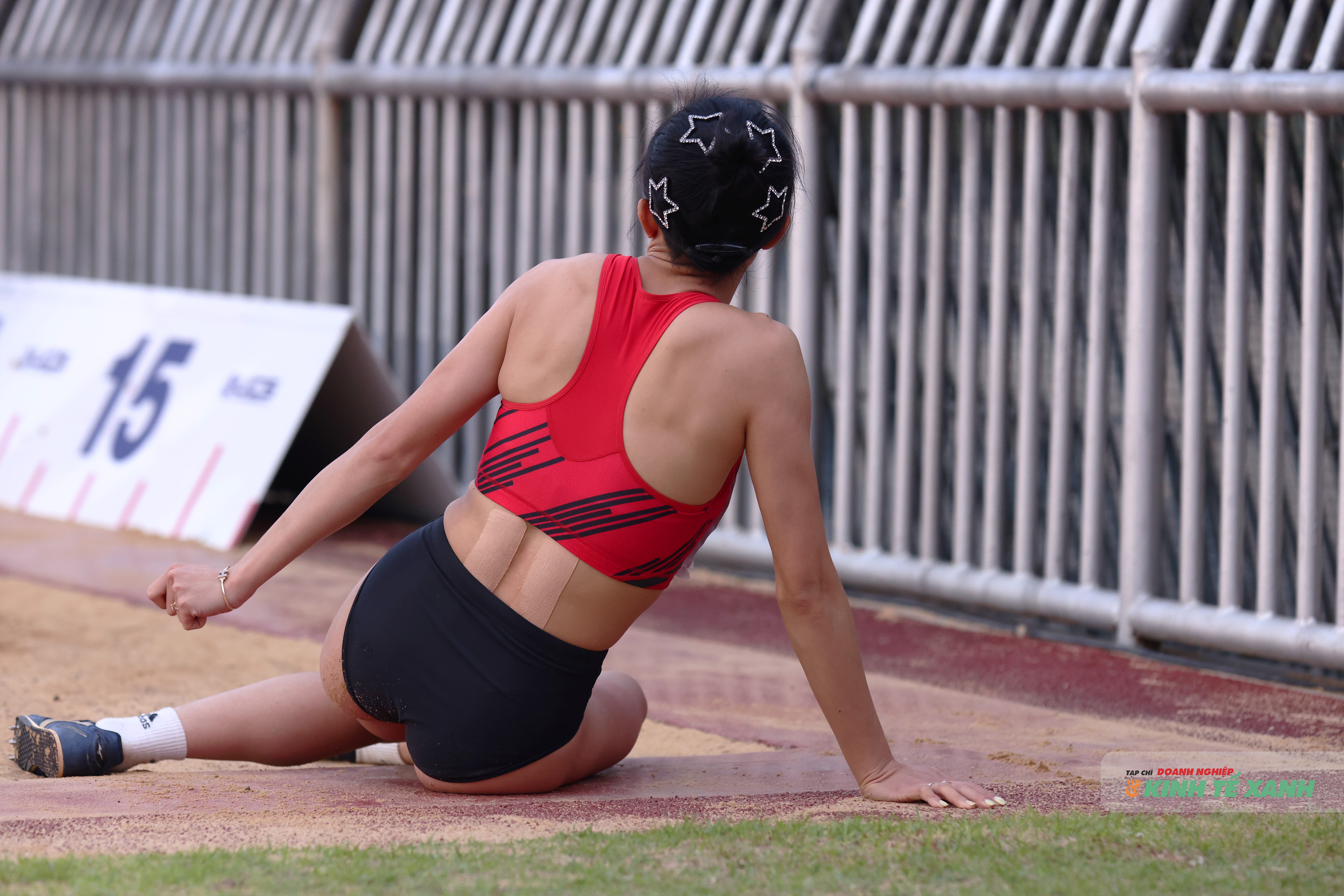 Đáng tiếc khi Ngọc Hà không thể hoàn thành hết các lượt thi đấu vì chấn thương.