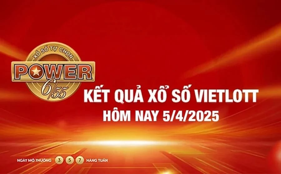Vietlott Power 6/55 Kết quả xổ số Vietlott hôm nay ngày 6/9/2025