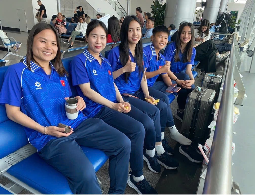 Đội tuyển nữ Việt Nam lên đường sang Thái Lan, sẵn sàng bước vào hành trình bảo vệ ngôi hậu tại SEA Games 33